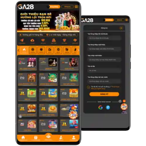 Tải App GA28 rất đơn giản và phù hợp cho mọi thiết bị, từ điện thoại Android, iOS cho đến máy tính bảng.